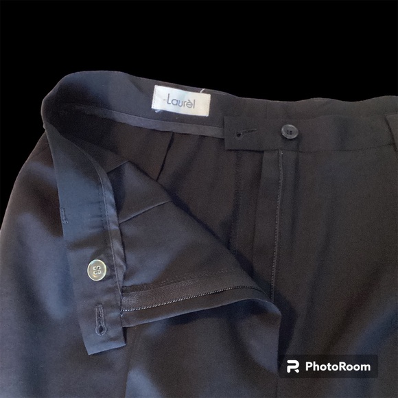 VINTAGE Laurel Black Pant size 40 - Picture 3 of 6